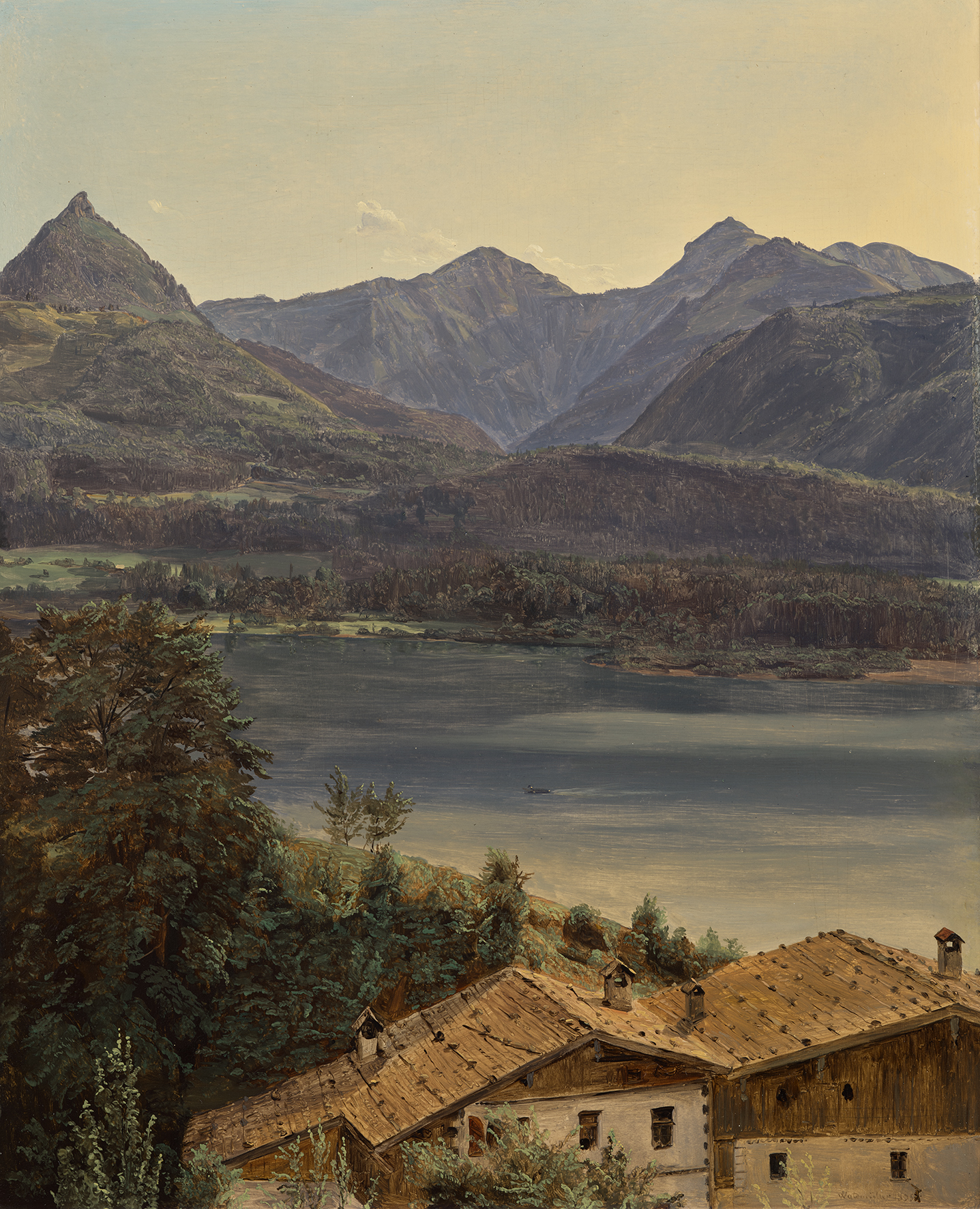 Lago Wolfgang by Ferdinand Georg Waldmüller - 1835 - 32 × 26 cm Österreichische Galerie Belvedere