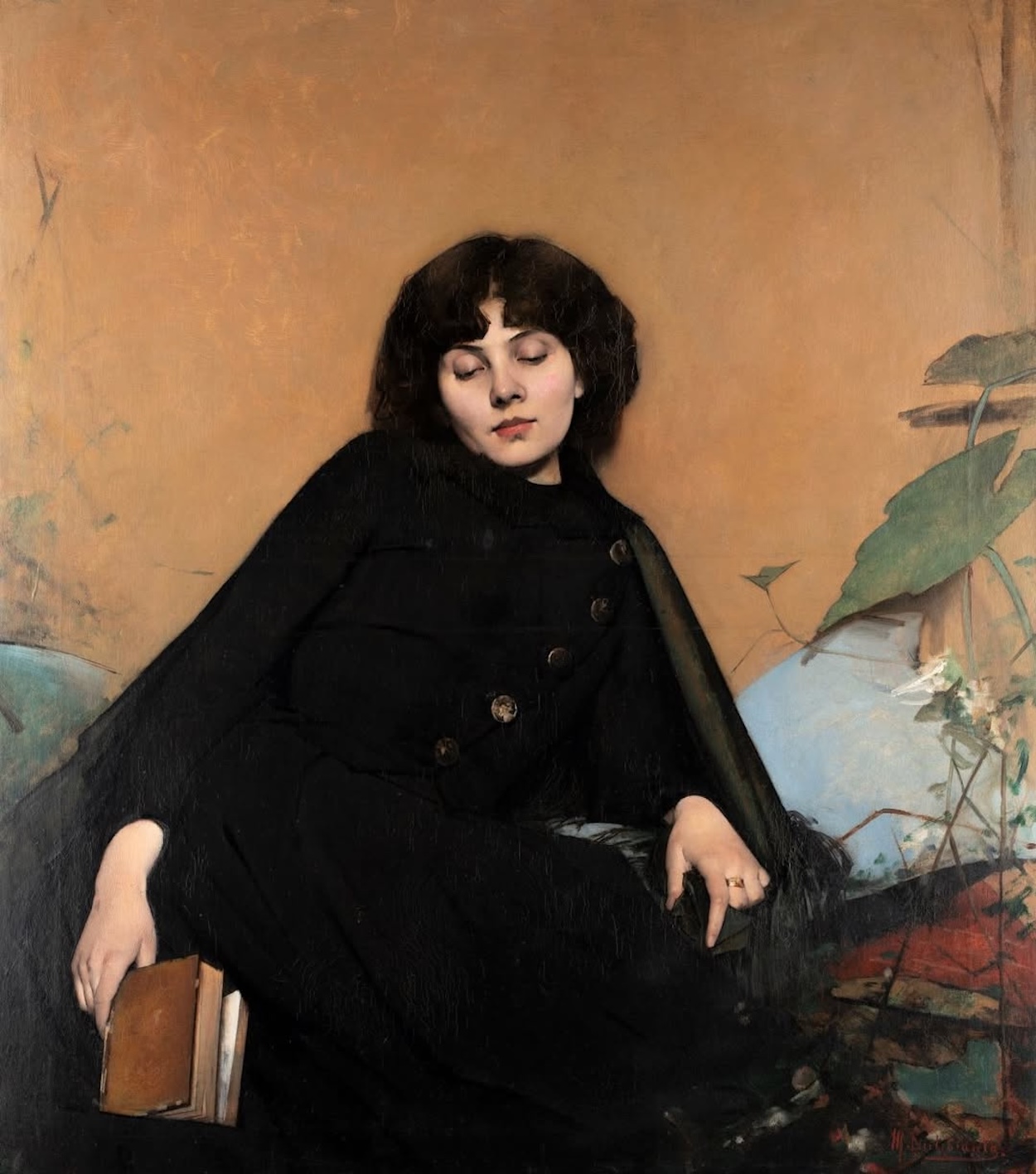 A Portrait by Maria Dulębianka - before 1900 - 105 x 91 cm private collection