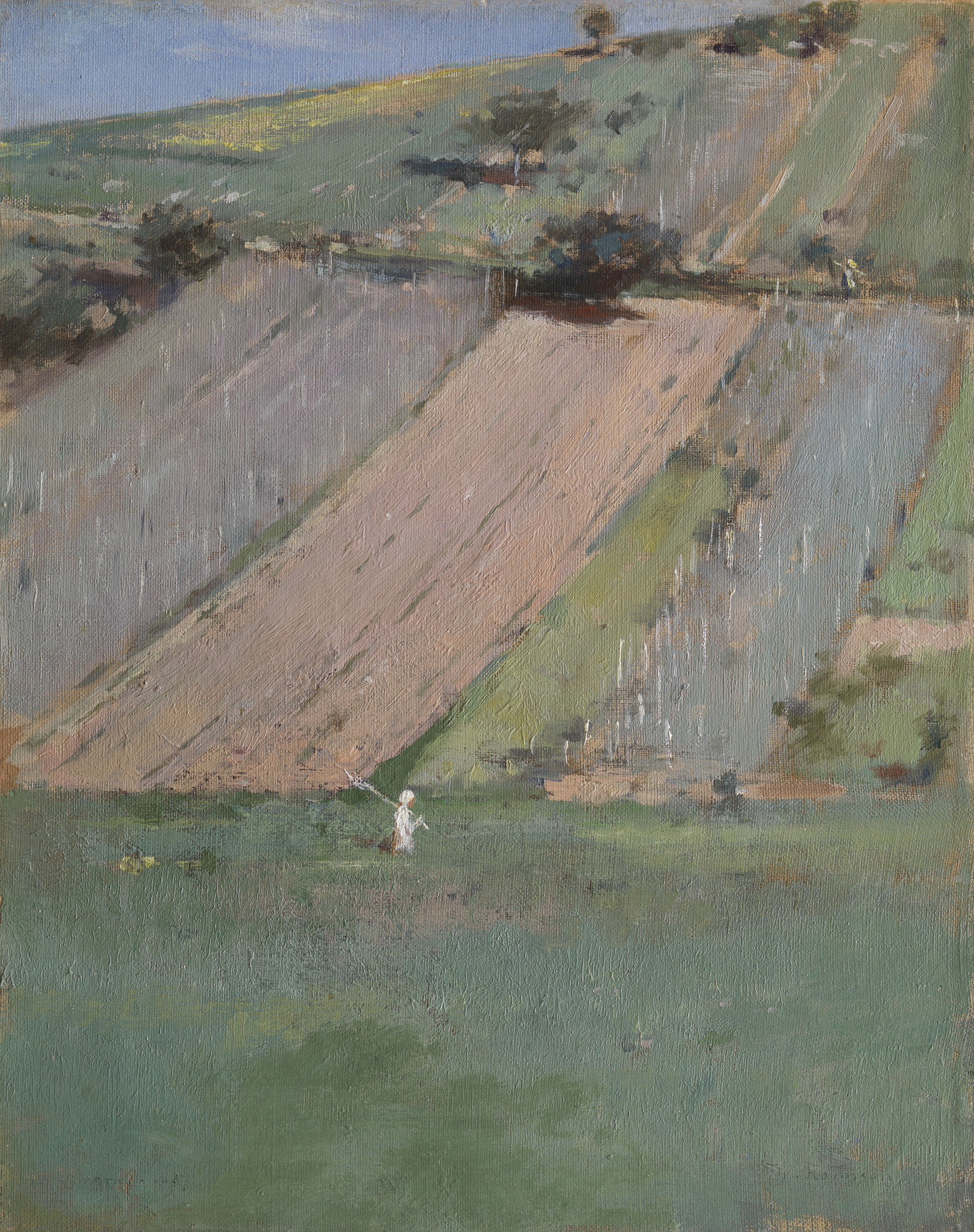 Λοφοπλαγιά, Ζιβερνύ by Theodore Robinson - 1887 - 41,28 × 33,02 εκ. 