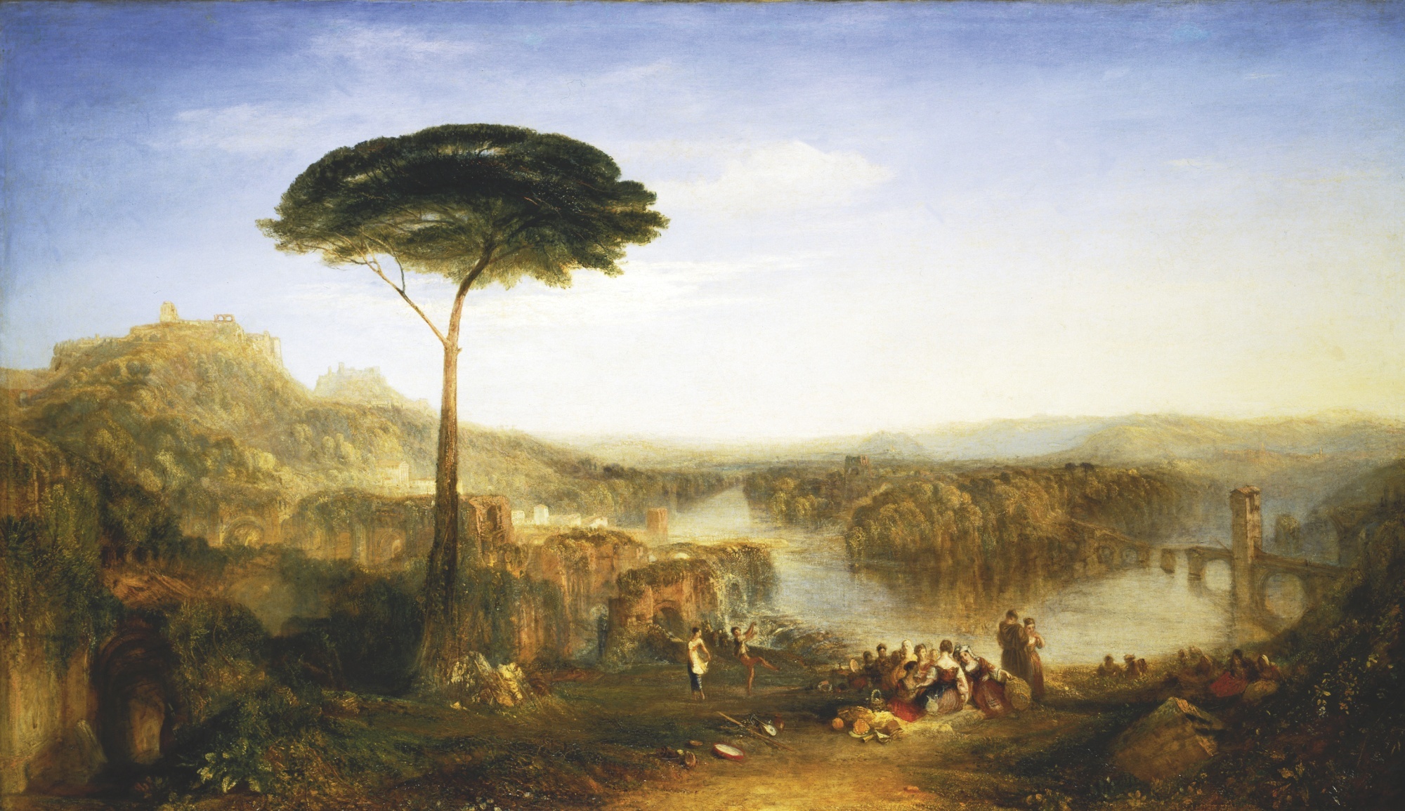 チャイルド・ハロルドの巡礼、イタリア by Joseph Mallord William Turner - 1832年頃 - 142.2 cm × 248.3 cm 