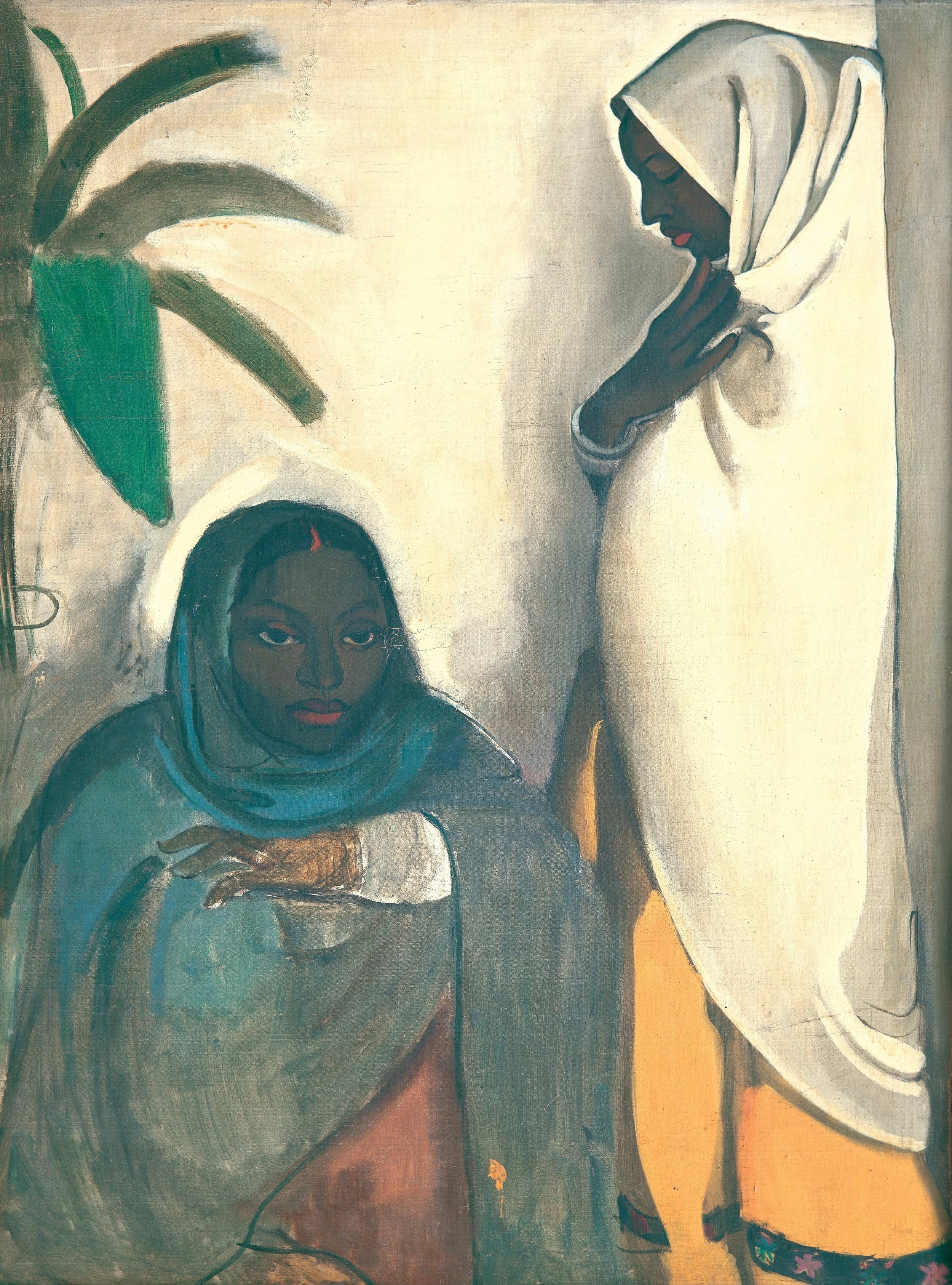 Zwei Frauen by Amrita Sher-Gil - 1935 - 74 x 100 cm National Gallery of Modern Art