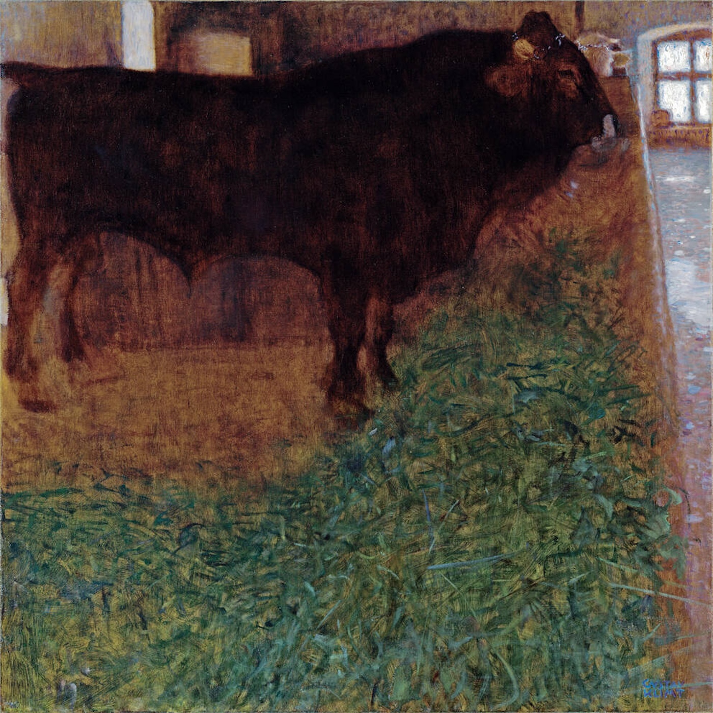 Црни бик by Gustav Klimt - 1900. - 82 × 82 cm 
