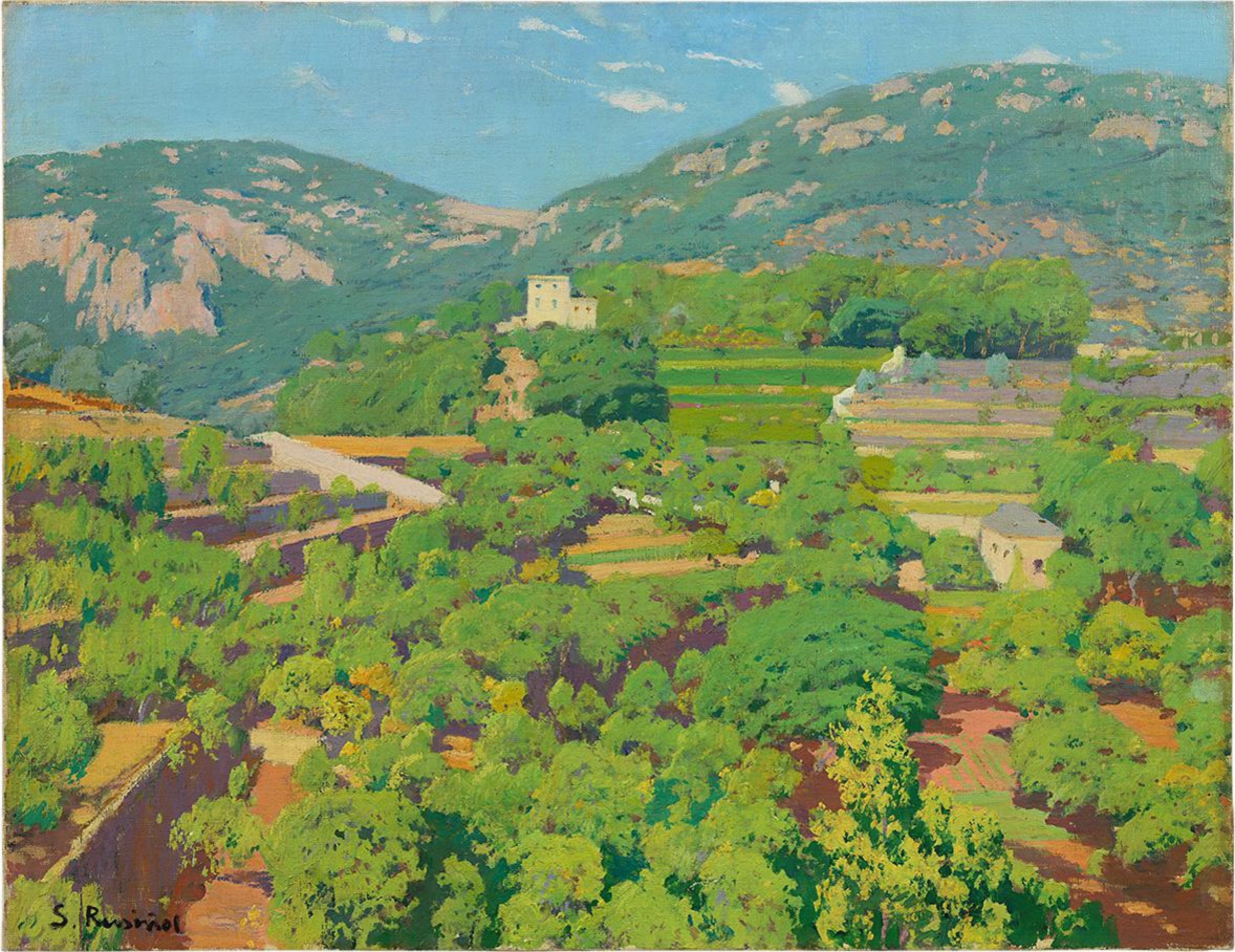 Sa Coma, Mallorca by Santiago Rusiñol - 1919 - 66 x 85 cm Private Sammlung