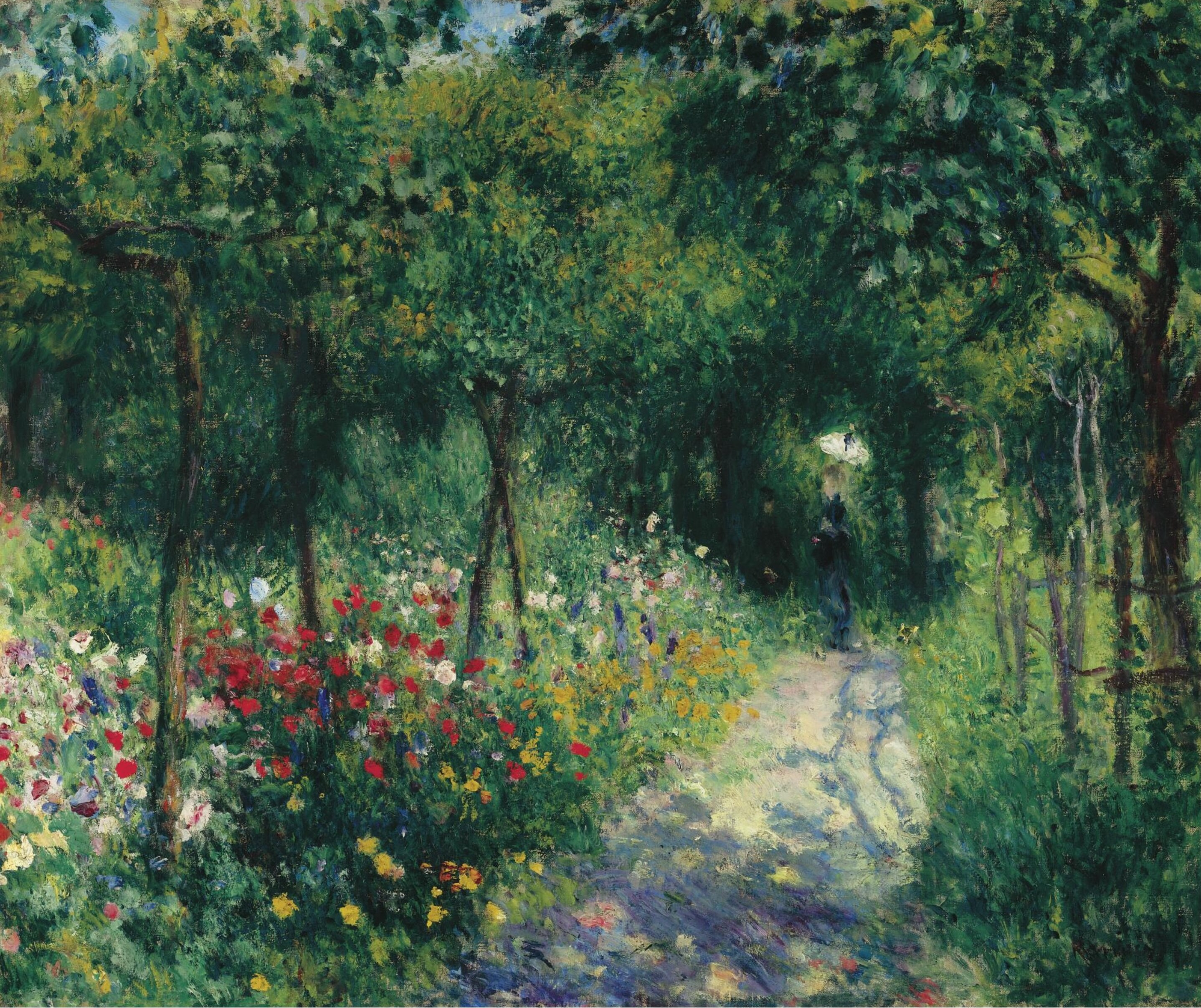 Nők a kertben by Pierre-Auguste Renoir - 1891 - 55 × 65,5 cm 