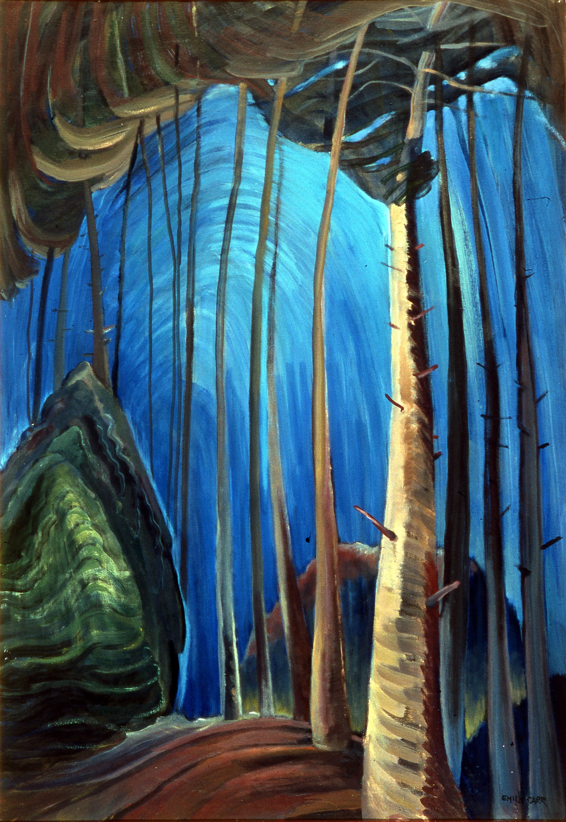 Blue Sky by Emily Carr - 1936 - 93.5 x 65 cm Art Gallery of Greater Victoria