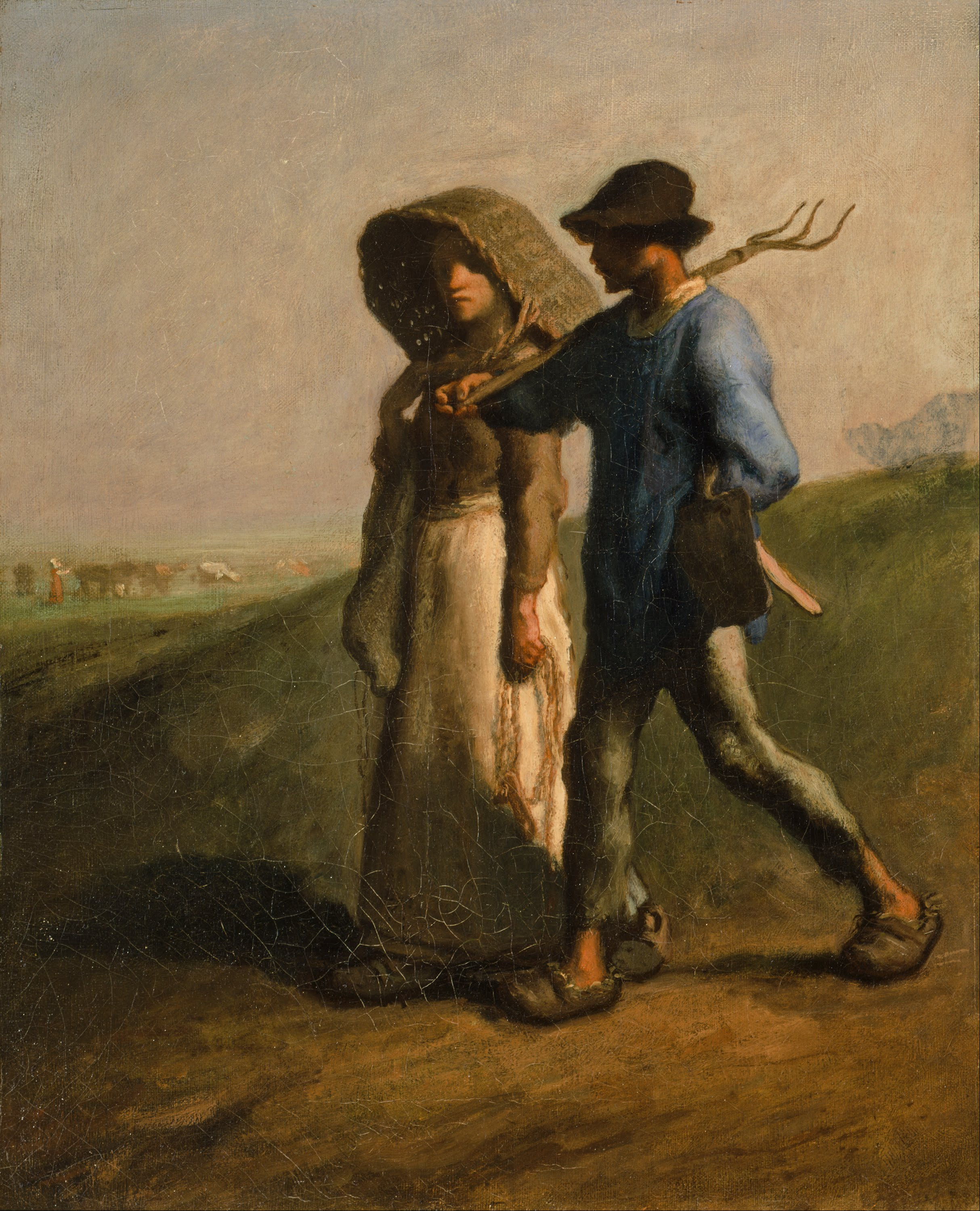 İşbaşı by Jean-François Millet - 1851–1853 - 55.9 x 45.7 cm Cincinnati Sanat Müzesi
