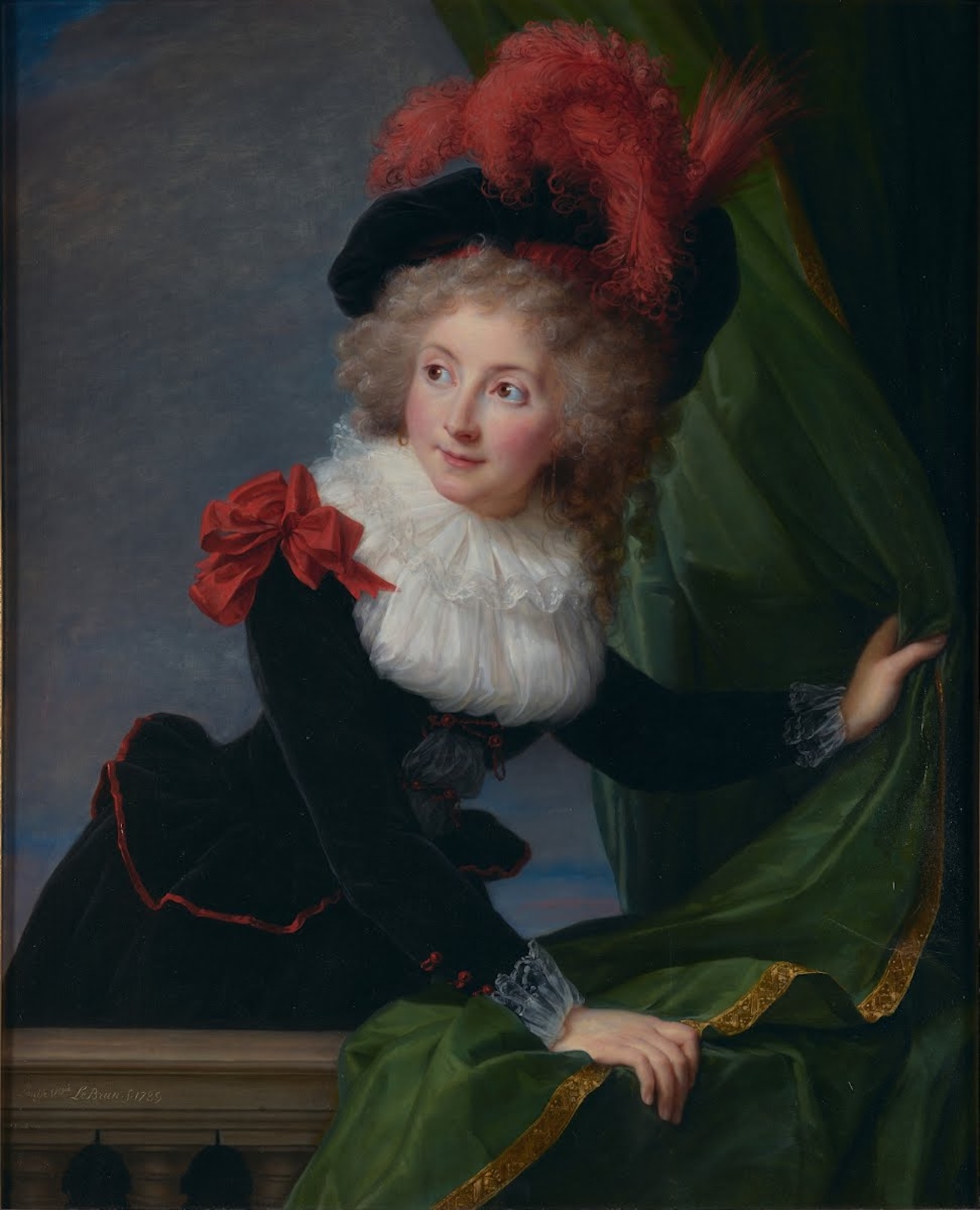 مادام پرگو by Élisabeth Vigee Le Brun - ۱۷۸۹ - 99.6 × 78.5 cm 