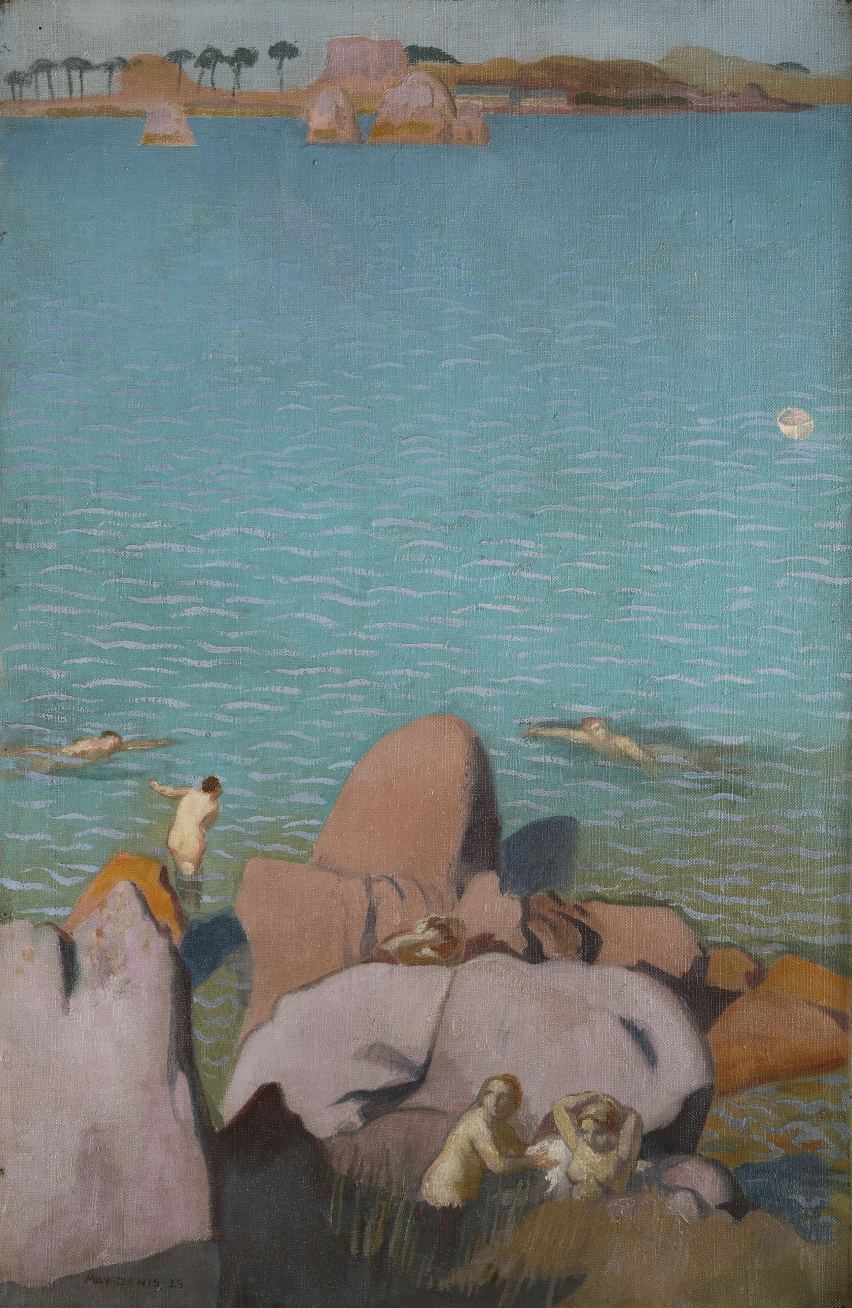 ポルト＝ブランの浴女たち by Maurice Denis - 1925年 - 85 x 56 cm 