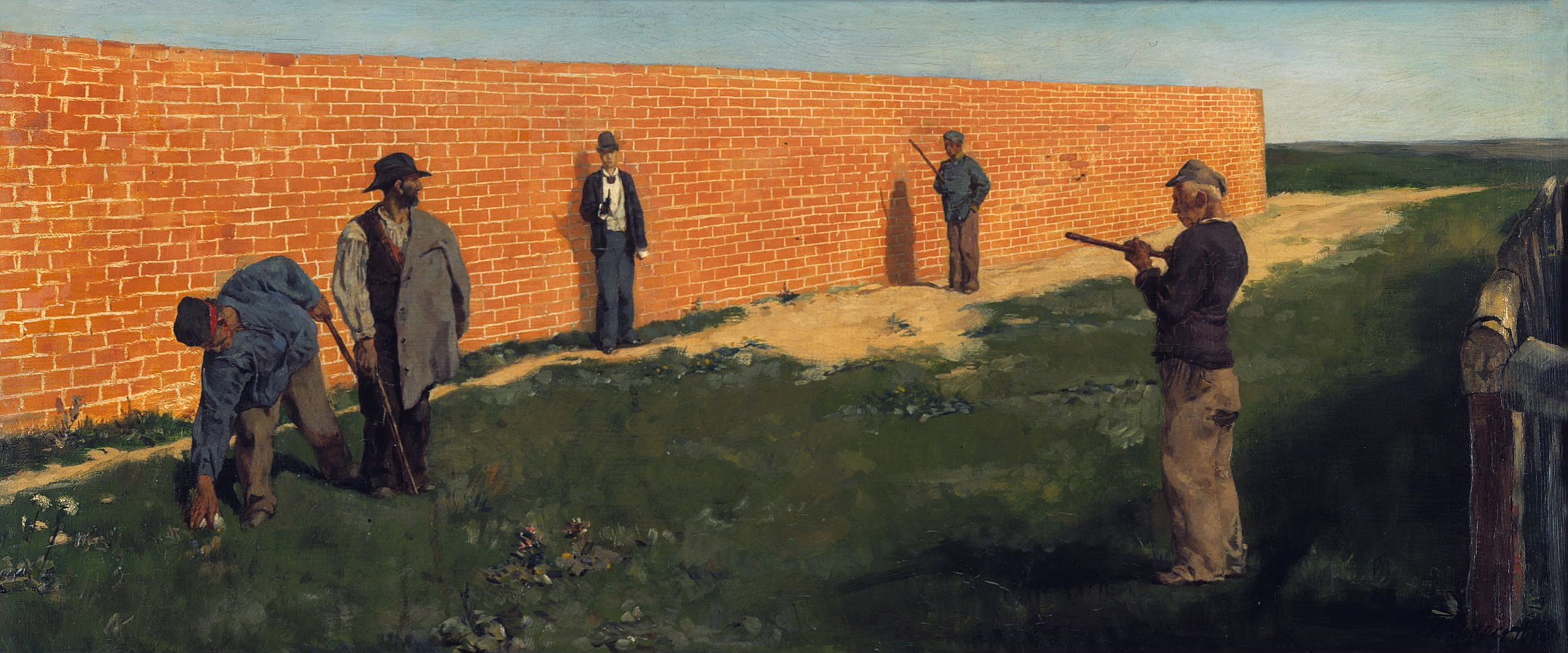 Vandraren by Max Klinger - 1878 - 86 x 37 cm 