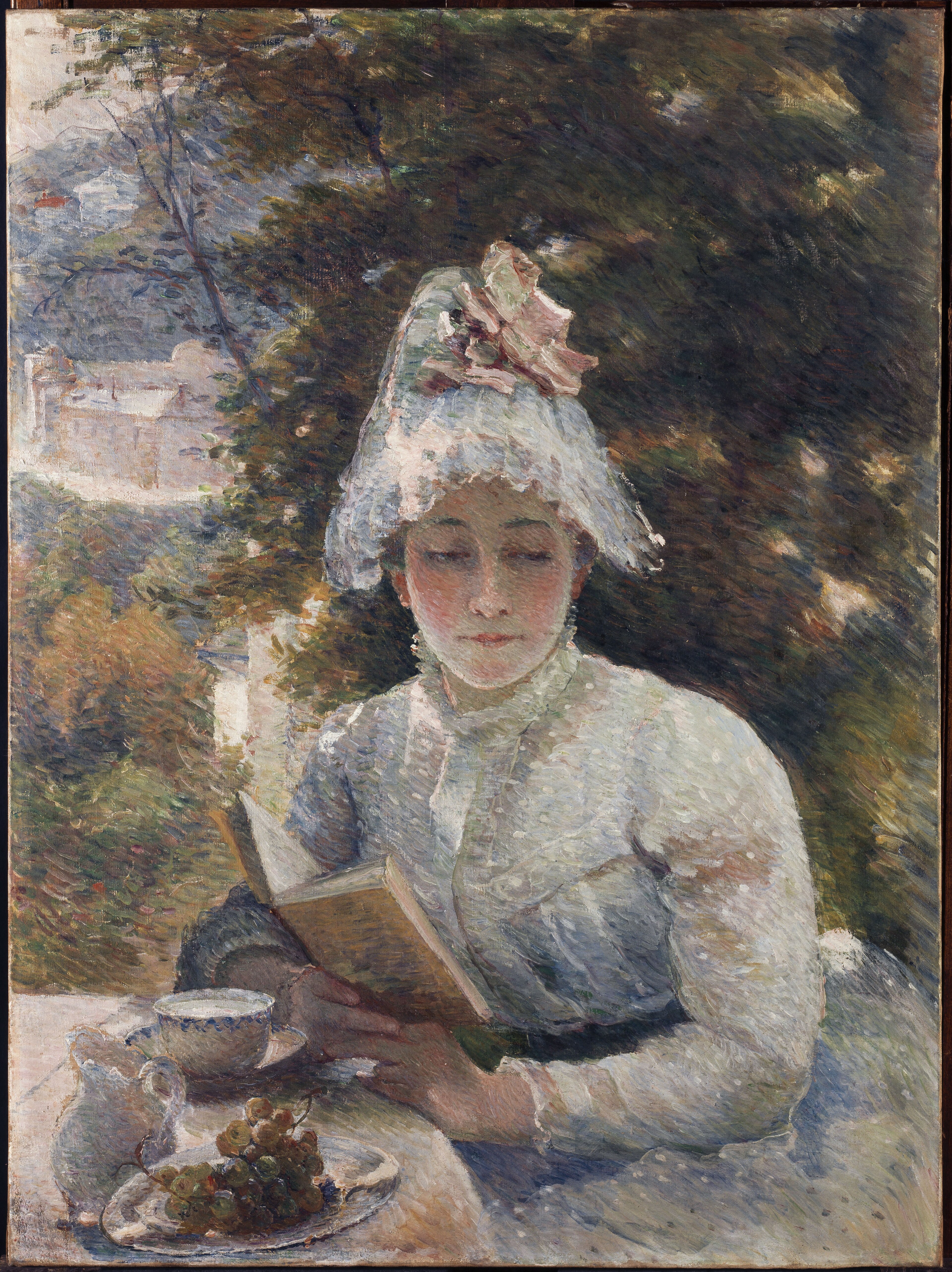 오후의 티타임 (Afternoon Tea) by Marie Bracquemond - 1880 - 81.5 × 61.5 cm 