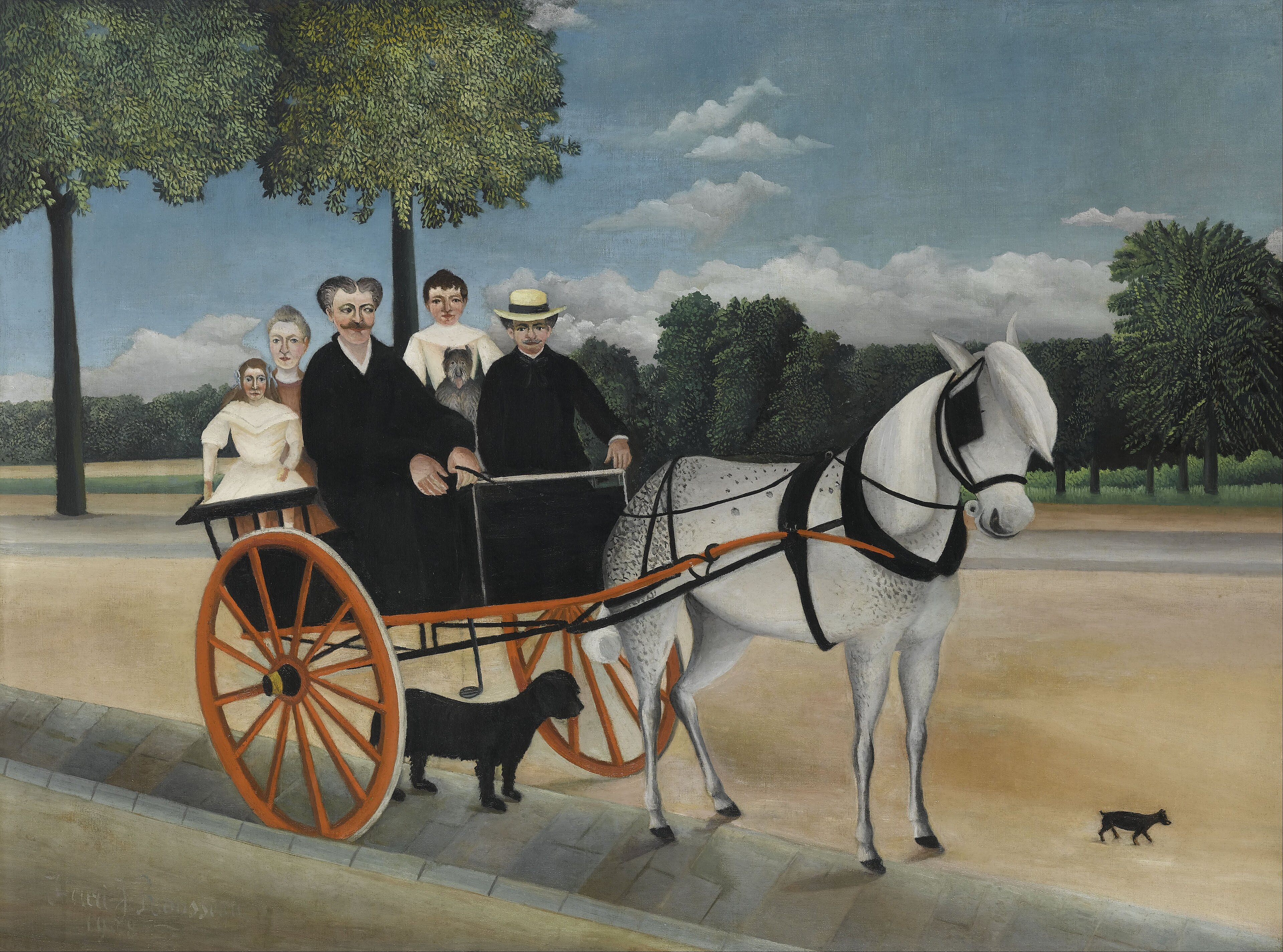 Η καρότσα του μπαρμπα-Ζυνιέ by Henri Rousseau - 1908 - 97 x 129 εκ 