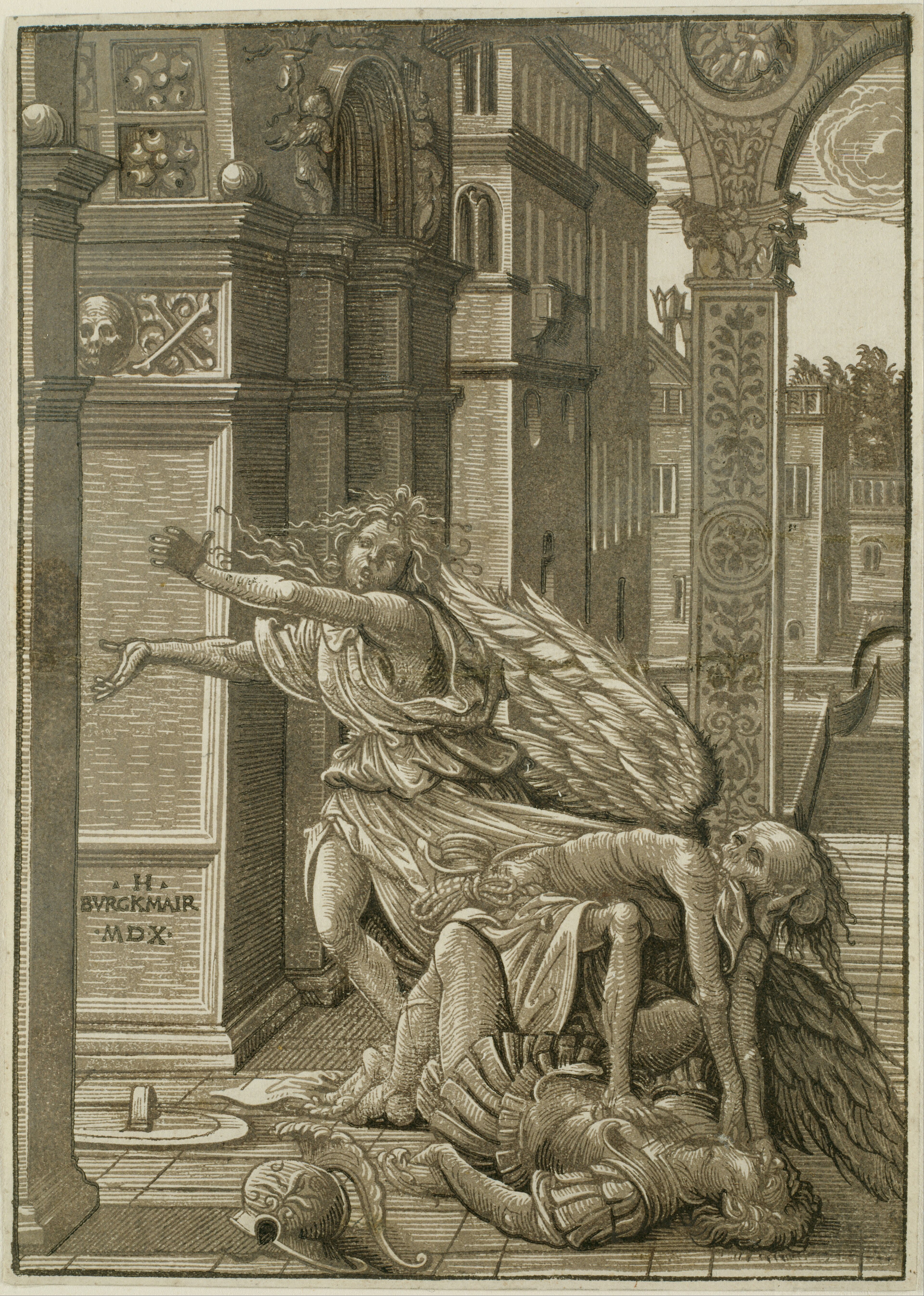 Amants surpris par la Mort by Hans Burgkmair - c. 1510 British Museum