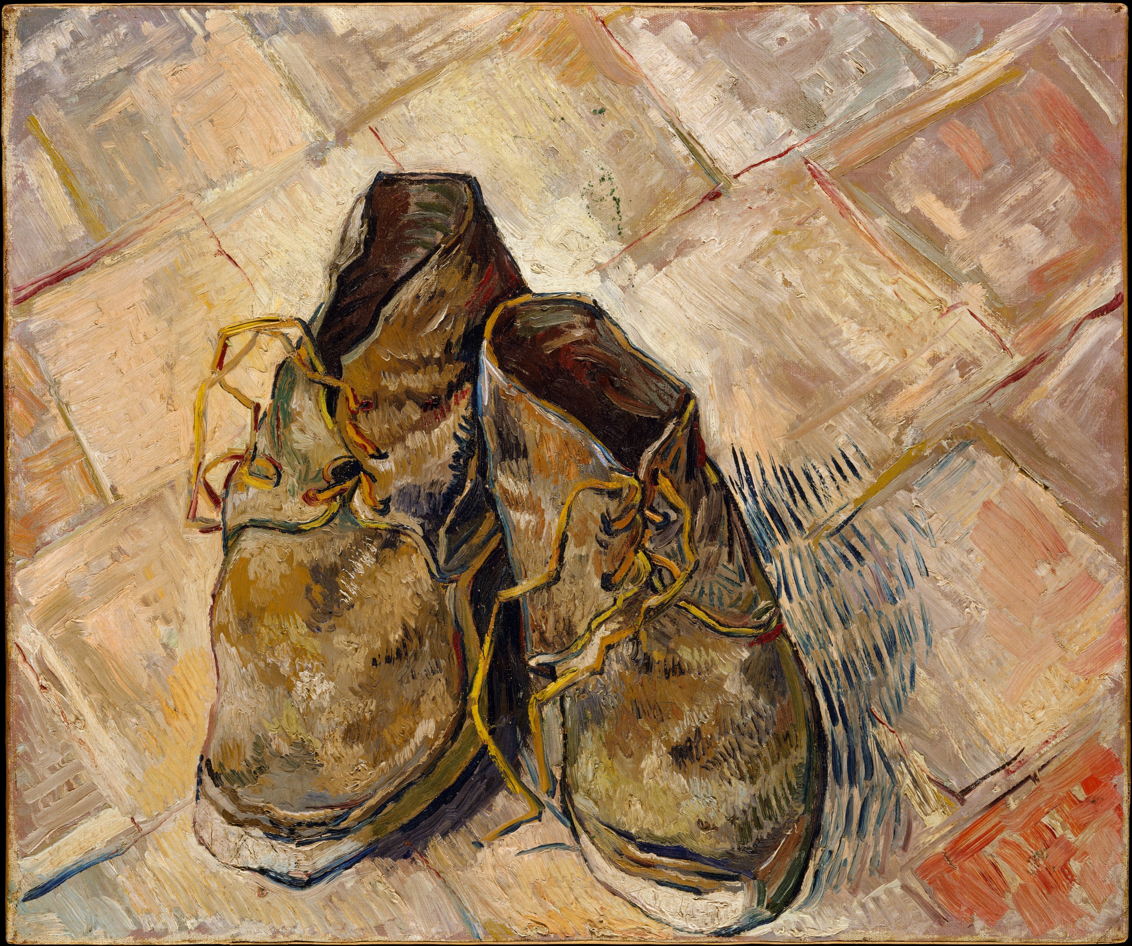 Shoes by Vincent van Gogh - 1888 - 45.7 × 55.2 cm Metropolitan Museum of Art