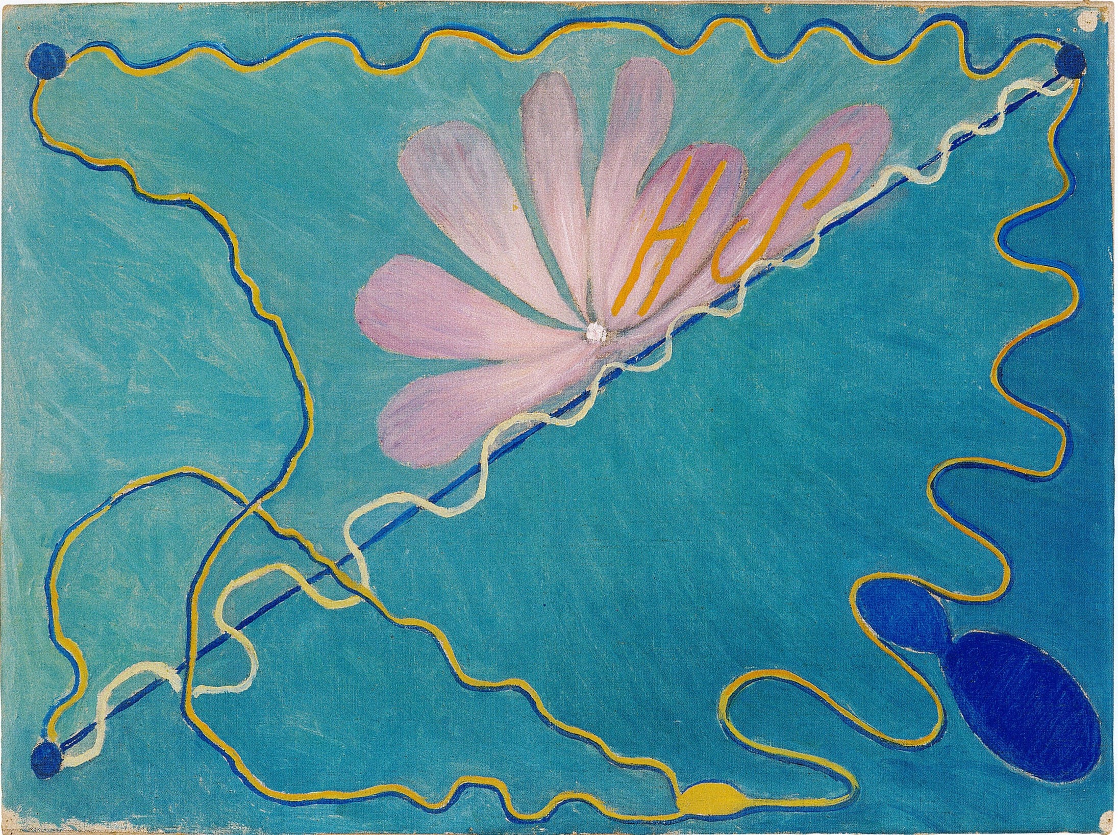 Eros by Hilma af Klint - 1907 - 58 × 78 cm private collection